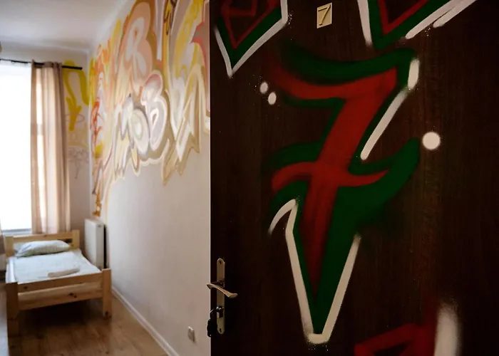Graffiti Albergue Cracóvia